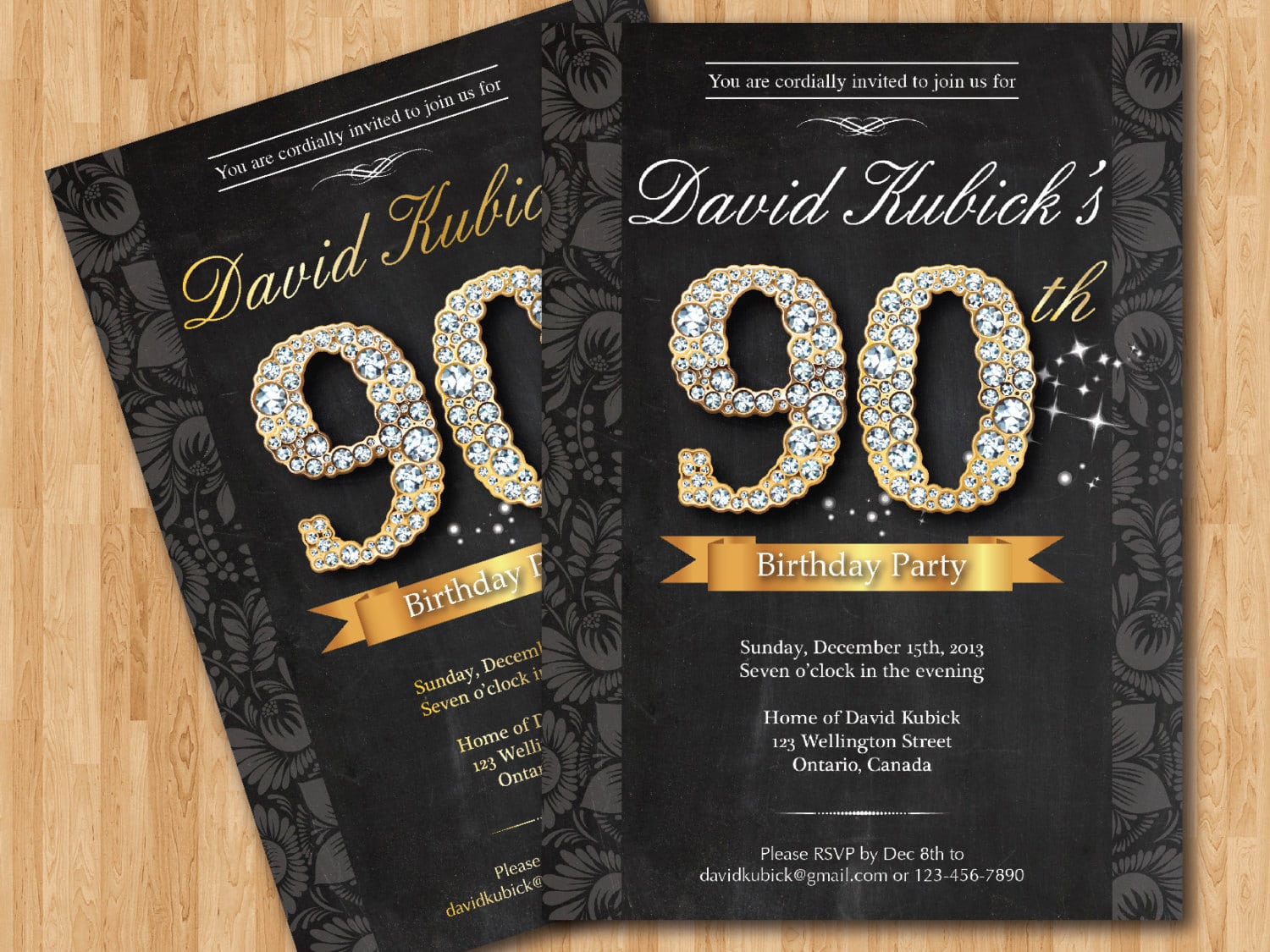 90th Birthday Party Invitations â Gangcraft Net